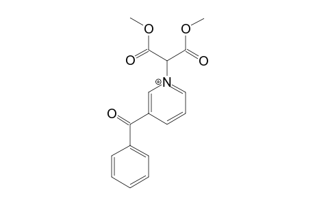 3-BENZOYLPYRIDINIUM-BIS-(METHOXYCARBONYL)-METHYLIDE