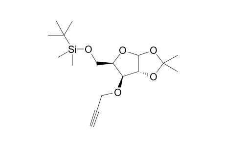 1,2-O-Isopropylidene-3-O-(propargyl)-5-O-(tert-butyldimethylsilyl)-xylofuranose