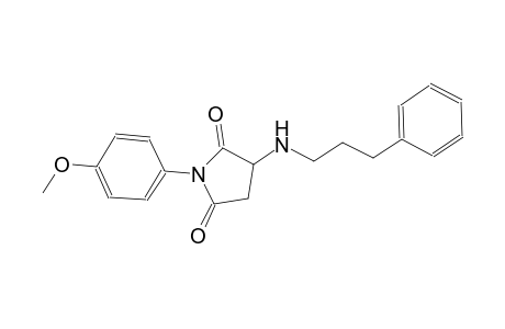 2,5-pyrrolidinedione, 1-(4-methoxyphenyl)-3-[(3-phenylpropyl)amino]-