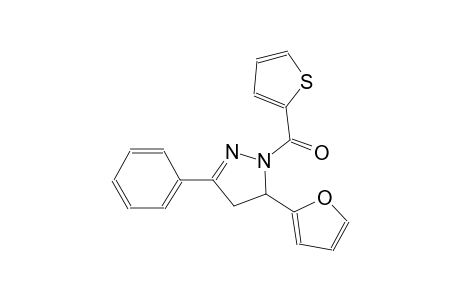 1H-pyrazole, 5-(2-furanyl)-4,5-dihydro-3-phenyl-1-(2-thienylcarbonyl)-