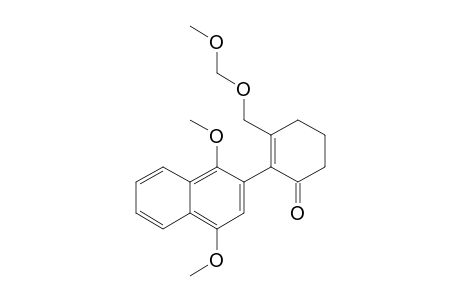 2-(1,4-dimethoxy-2-naphthalenyl)-3-(methoxymethoxymethyl)-1-cyclohex-2-enone