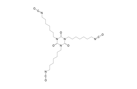 Tris(6-isocyanatohexamethylene)isocyanurate as main component