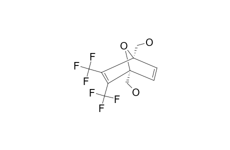 1,4-BIS-(HYDROXYMETHYL)-2,3-BIS-(TRIFLUOROMETHYL)-7-OXABICYCLO-[2.2.1]-HEPT-2,5-DIENE