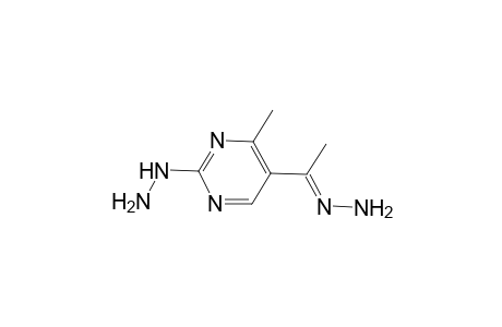 (5-ethanehydrazonoyl-4-methylpyrimidin-2-yl)hydrazine