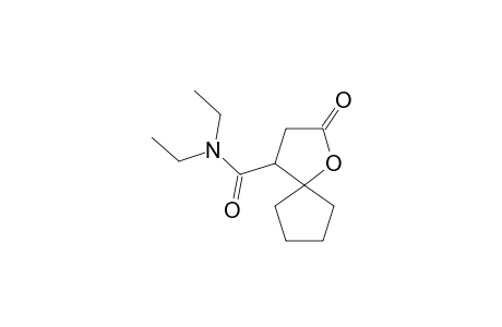 N,N-Diethyl-2-oxo-1-oxaspiro[4.4]nonane-4-carboxamide