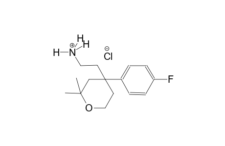 2-[4-(4-fluorophenyl)-2,2-dimethyltetrahydro-2H-pyran-4-yl]ethanaminium chloride