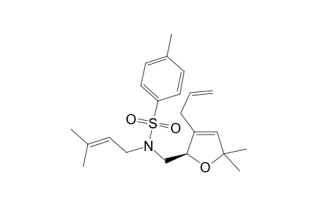 N-((3-allyl-5,5-dimethyl-2,5-dihydrofuran-2-yl)methyl)-4-methyl-N-(3-methylbut-2-en-1-yl)benzenesulfonamide