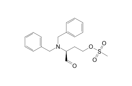(2S)-2-(N,N-Dibenzylamino)-4-[(methanesulfonyl)oxy]butan-1-al