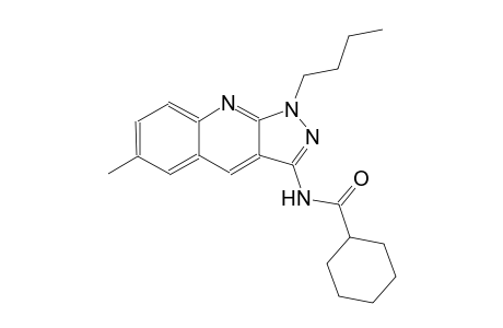 N-(1-butyl-6-methyl-1H-pyrazolo[3,4-b]quinolin-3-yl)cyclohexanecarboxamide