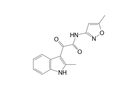 2-(2-Methyl-1H-indol-3-yl)-N-(5-methyl-3-isoxazolyl)-2-oxoacetamide