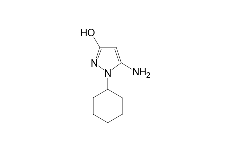 1H-Pyrazol-3-ol, 5-amino-1-cyclohexyl-