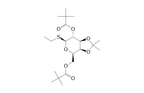 ETHYL-2,6-DI-O-PIVALOYL-3,4-O-ISOPROPYLIDENE-BETA-D-GALACTOTHIOPYRANOSIDE