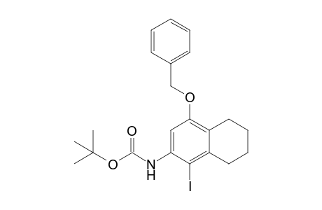 N-(1-iodo-4-phenylmethoxy-5,6,7,8-tetrahydronaphthalen-2-yl)carbamic acid tert-butyl ester