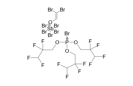 TRIS(2,2,3,3-TETRAFLUOROPROPOXY)BROMOPHOSPHONIUM PENTABROMO(2,2-DIBROMOVINYLOXY)ANTIMONATE