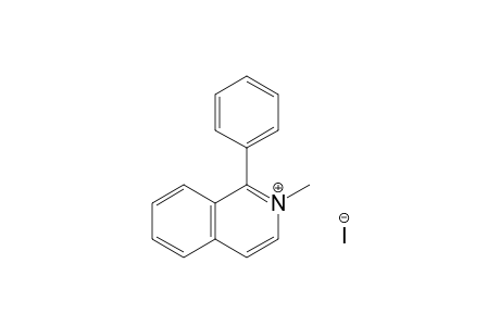Isoquinolinium, 2-methyl-1-phenyl-, iodide