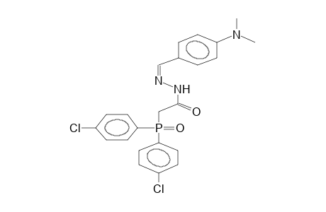 4-DIMETHYLAMINOBENZAL, DI(4-CHLOROPHENYL)PHOSPHORYLACETYLHYDRAZONE(ISOMER MIXTURE)