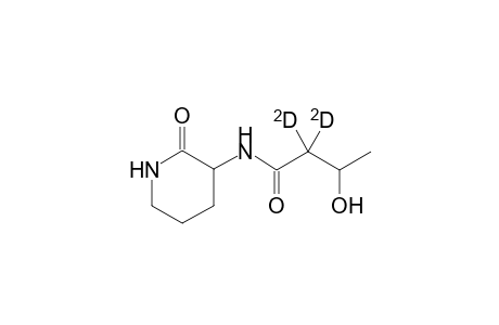 (+)-3-(3-Hydroxy(2-2H2)-butyrylamino)-2-piperidone