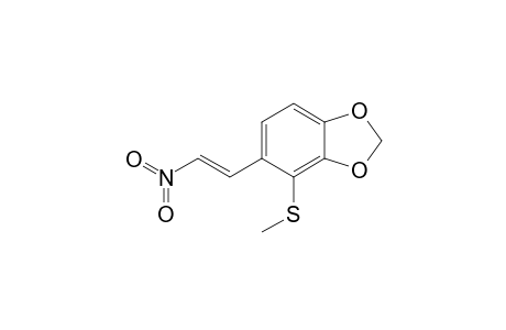 (E)-[2-(Methylthio)piperonylidene]nitromethane