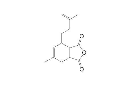 6-Methyl-4-(3-methylbut-3-en-1-yl)-3a,4,7,7a-tetrahydroisobenzofuran-1,3-dione