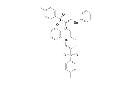1-Methyl-4-[(E)-1-[3-[(E)-1-(4-methylphenyl)sulfonyl-2-(phenylseleno)ethenoxy]propoxy]-2-(phenylseleno)ethenyl]sulfonylbenzene