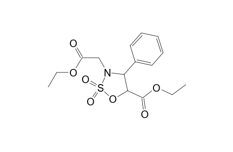 5-Ethoxycarbonyl-3-ethoxycarbonylmethyl-4-phenyl-1,2,3-oxathiazolidine-2,2-dioxide