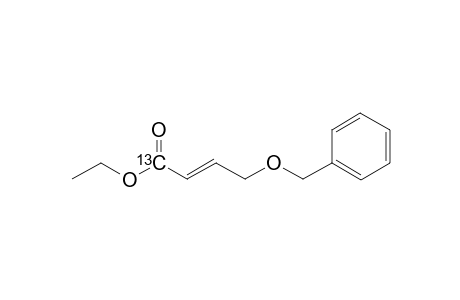 Ethyl [1-13C]-(E)-4-(Benzyloxy)but-2-enoate