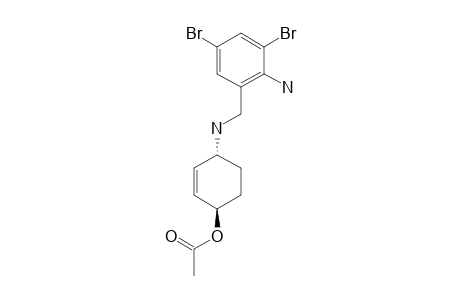 (+/-)-TRANS-1-ACETOXY-4-(2-AMINO-3,5-DIBROMOBENZYLAMINO)-CYCLOHEX-2-ENE