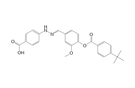 4-((2E)-2-{4-[(4-tert-butylbenzoyl)oxy]-3-methoxybenzylidene}hydrazino)benzoic acid