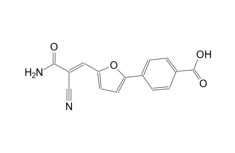 4-{5-[(1E)-3-amino-2-cyano-3-oxo-1-propenyl]-2-furyl}benzoic acid