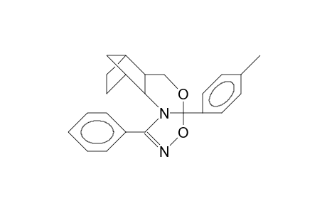 2-P-Tolyl-5,8-methano-1,2S,4aR, 5,6,7,8,8aS-octahydro-4H-3,1-benzoxazino(1,2-D)-3-phenyl-1,2,4-oxadiazoline