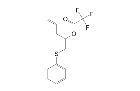 5-PHENYLTHIO-4-(TRIFLUOROACETOXY)-PENT-1-ENE