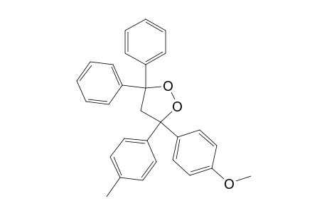 1,2-Dioxolane, 3-(4-methoxyphenyl)-3-(4-methylphenyl)-5,5-diphenyl-