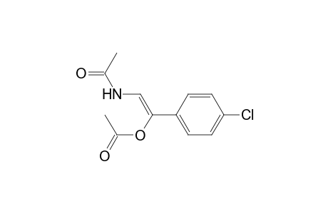 Acetamide, N-[2-(acetyloxy)-2-(4-chlorophenyl)ethenyl]-