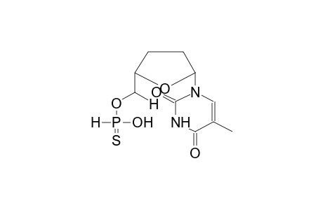 3'-DEOXYTHYMIDINE-5'-H-THIOPHOSPHONATE (DIASTEREOMER 1)