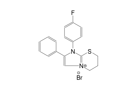 1-(4-fluorophenyl)-2-phenyl-1H,5H,6H,7H-imidazo[2,1-b][1,3]thiazin-4-ium bromide