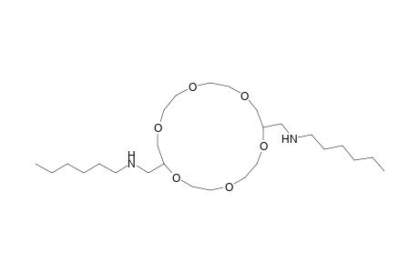 2,12-Bis[hexylaminomethyl]-18-crown-6