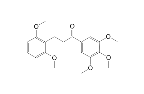 3-(2,6-dimethoxyphenyl)-1-(3,4,5-trimethoxyphenyl)propan-1-one