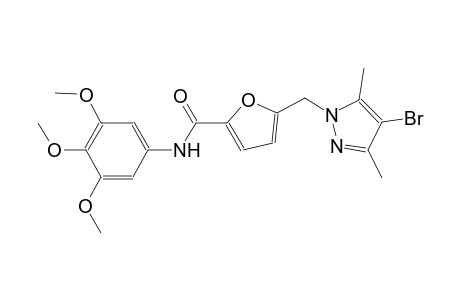 5-[(4-bromo-3,5-dimethyl-1H-pyrazol-1-yl)methyl]-N-(3,4,5-trimethoxyphenyl)-2-furamide
