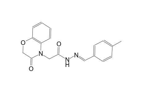 N'-[(E)-(4-methylphenyl)methylidene]-2-(3-oxo-2,3-dihydro-4H-1,4-benzoxazin-4-yl)acetohydrazide