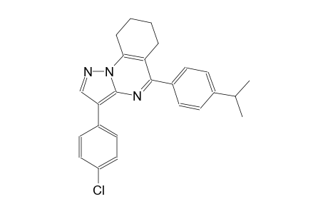 pyrazolo[1,5-a]quinazoline, 3-(4-chlorophenyl)-6,7,8,9-tetrahydro-5-[4-(1-methylethyl)phenyl]-