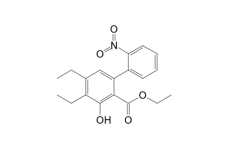 Ethyl 4,5-diethyl-3-hydroxy-2'-nitrobiphenyl-2-carboxylate