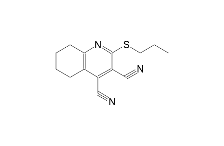 3,4-quinolinedicarbonitrile, 5,6,7,8-tetrahydro-2-(propylthio)-