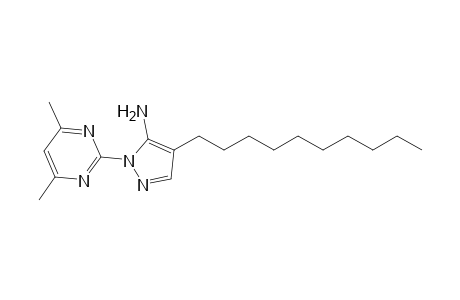 1H-Pyrazol-5-amine, 4-decyl-1-(4,6-dimethyl-2-pyrimidinyl)-