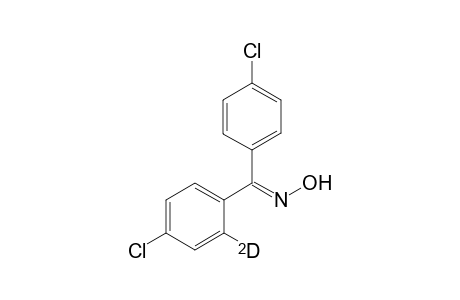 Bis-(4-chloro-phenyl)-methanone oxime (monodeuterated)