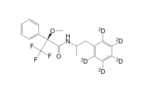 N-((S)-.alpha.-methoxy-.alpha.-(trifluoromethyl)phenylacetyl)-1-pentadeuterophenyl-2-aminopropane