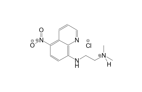 ethanaminium, N,N-dimethyl-2-[(5-nitro-8-quinolinyl)amino]-, chloride