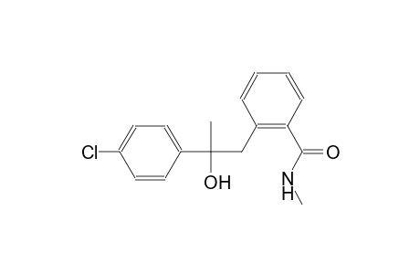 2-[2-(4-chlorophenyl)-2-hydroxypropyl]-N-methylbenzamide