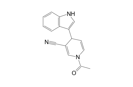 1-Acetyl-3-cyano-1,4-dihydro-4-(3-indolyl)pyridine