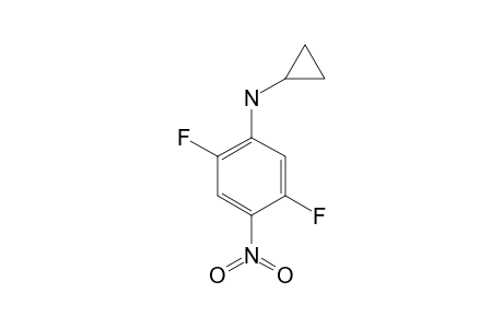 4-CYCLOPROPYLAMINO-2,5-DIFLUORO-NITROBENZENE