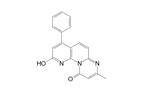 2-hydroxy-8-methyl-4-phenyl-10H-pyrimido[1,2-a][1,8]naphthpyridin-10-one